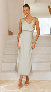 Audrey Maxi Dress - Sage