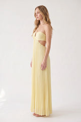 Megan | Halter Neckline Maxi Dress