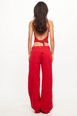 LIONESS Dawson Jeans Crimson