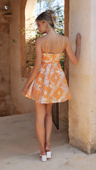 Mimi Mini Dress - Orange