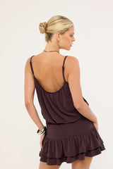 Perfect Stranger Payton Jersey Mini Dress Plum