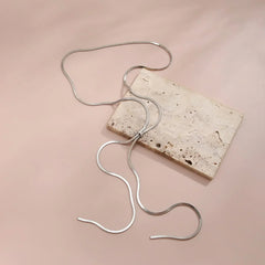 Minimalist Adjustable Long Chain Y Necklace