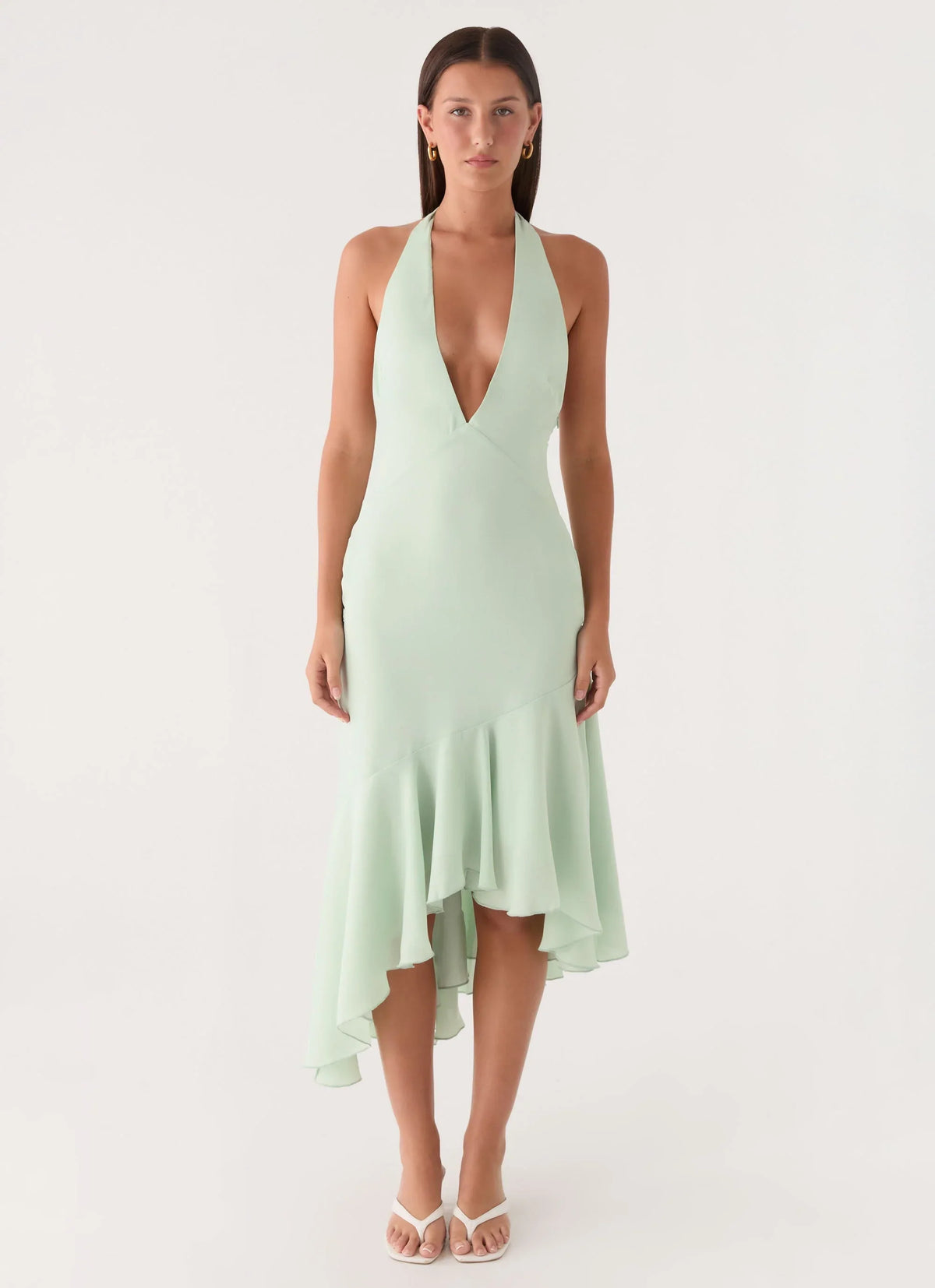 Darline Midi Dress - Pistachio