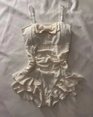 A Vintage Style Swimsuit with Delicate Timeless Details