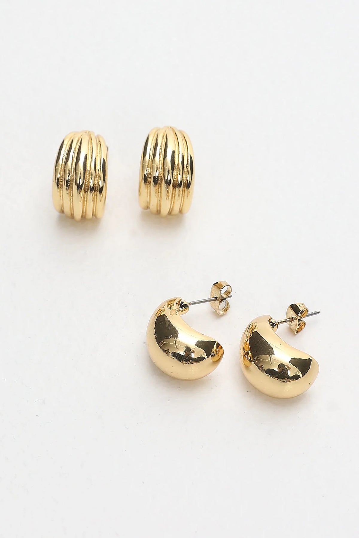 Monroe Stud Earring Set Gold