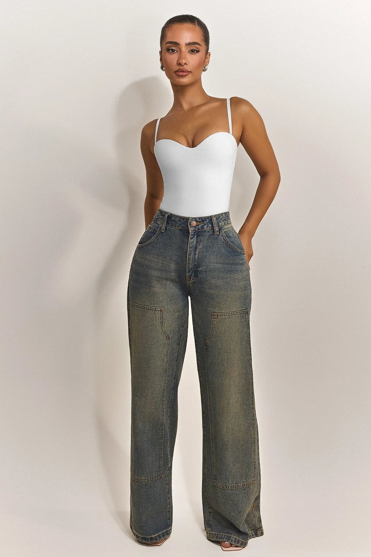 The Sculpt Bodysuit in White