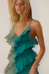 Etienne Dress - Deep Teal
