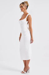 Malina Midi Dress - Ivory