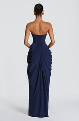 Cyra Maxi Dress Navy