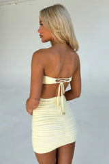Pheobe Mini Dress Yellow